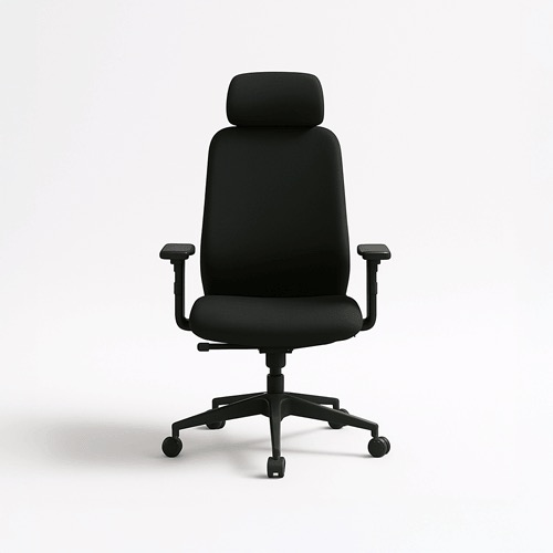 Chaise de bureau noire
